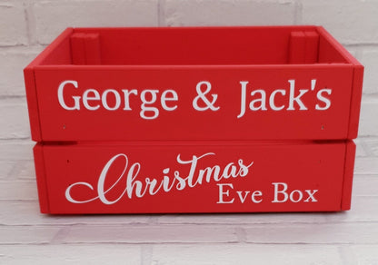 Personalised Christmas Eve Box - Christmas Crate - Christmas Hamper