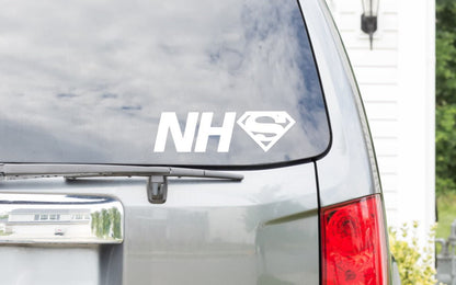 NHS Super Hero Car Sticker/Decal | NHS Worker | NHS Car Sticker | Thank You Nhs | Clap for Nhs