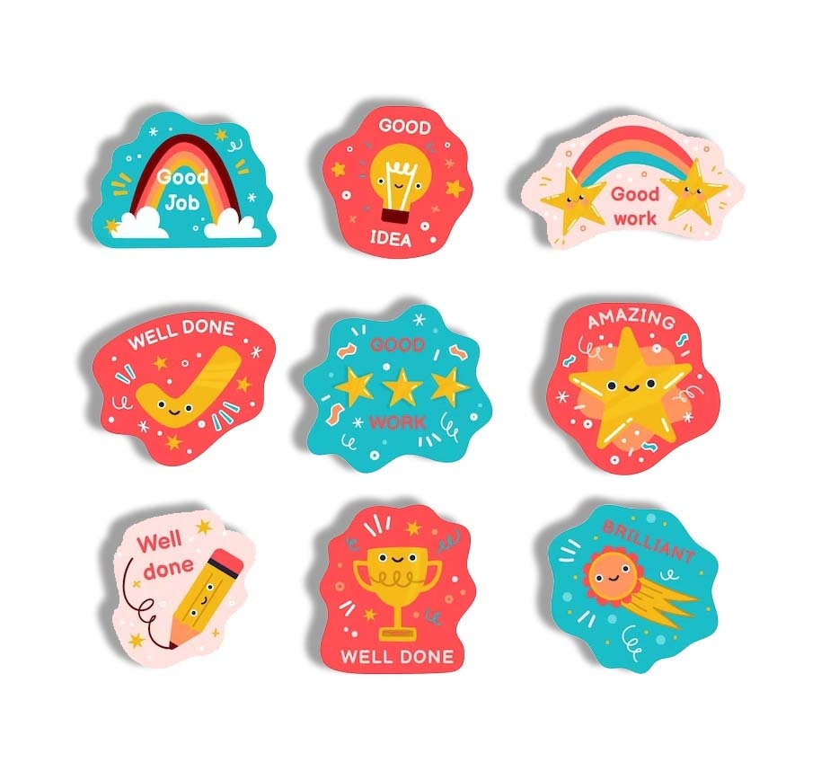 Teacher Reward Stickers Pack #008 Stickers Sheet x54