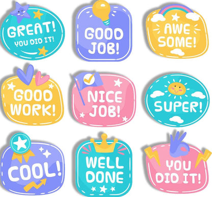 Teacher Reward Stickers Pack #001 Stickers Sheet x45