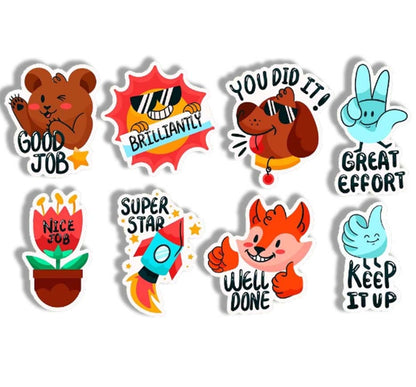 Teacher Reward Stickers Pack #002 Stickers Sheet x32