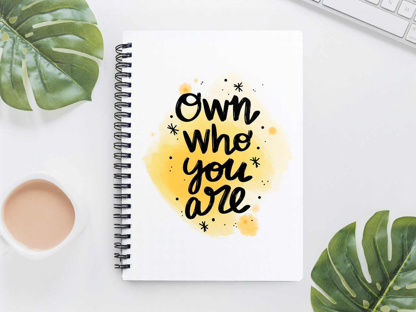 Own who you are | Inspirational Notebook | Motivational quotes | Bullet Journal | Valentines Gift | Gift for her | Friend| Mother's Day