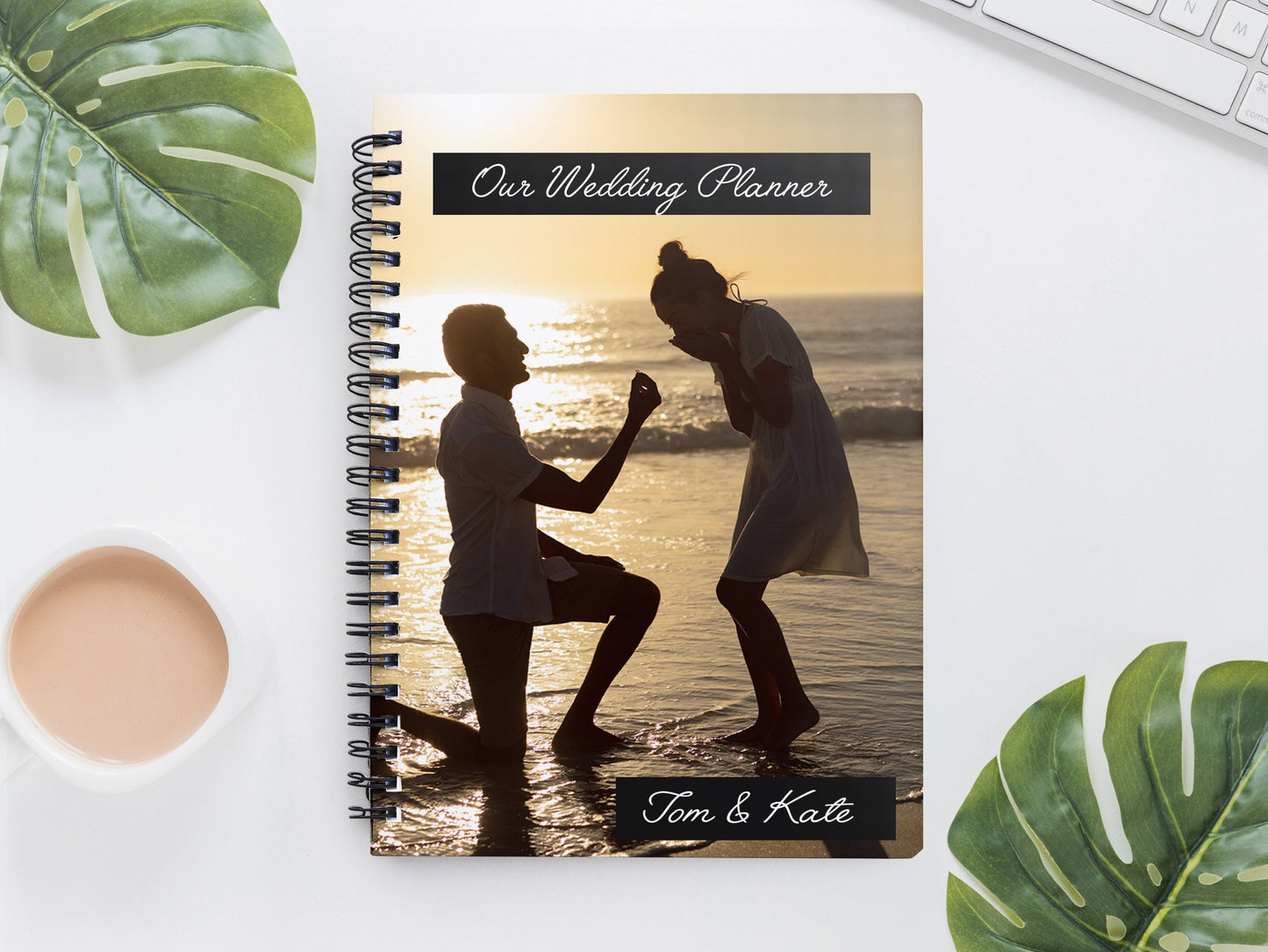 Personalised Your Own Photo Wedding Planning Notebook | Valentines Gift | Couple Gift Idea | Wedding Planner | Wedding Plans Journal