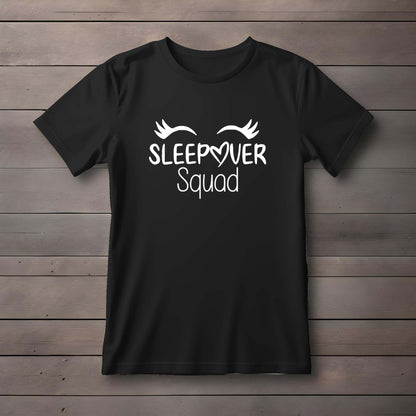 Sleepover Squad T-Shirt | Besties | Sleepover Party | Slumber Party | Sleepover Party | Girls Night In | Girls Birthday Ideas | Unique Party