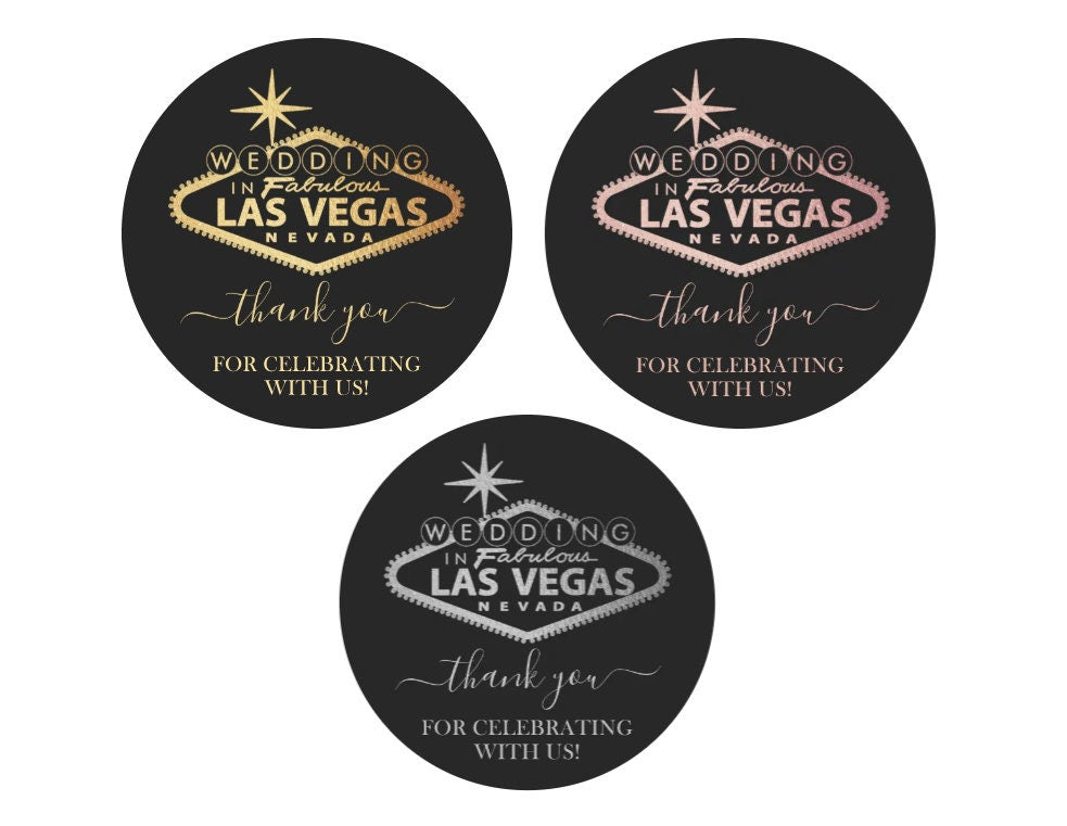 Casino Style Vegas Wedding Cake Box Stickers | Casino Wedding | Save The Date | Wedding Invites | Casino Party | Vegas | Sweet Cones